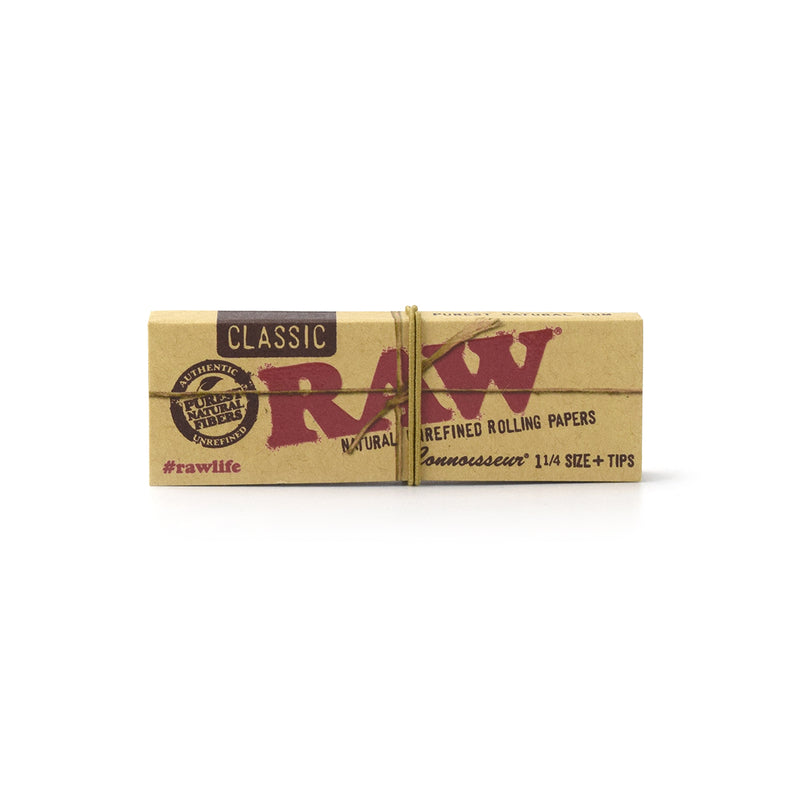 Raw® Classic Rolling Papers 1 1/4 + Tips