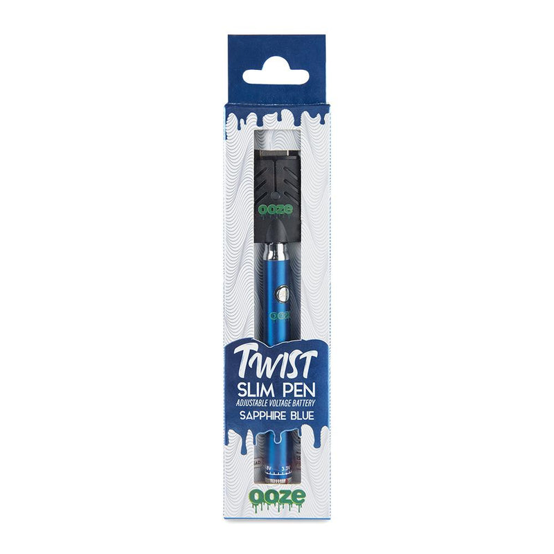 Ooze® Twist Slim Pen - Sapphire Blue