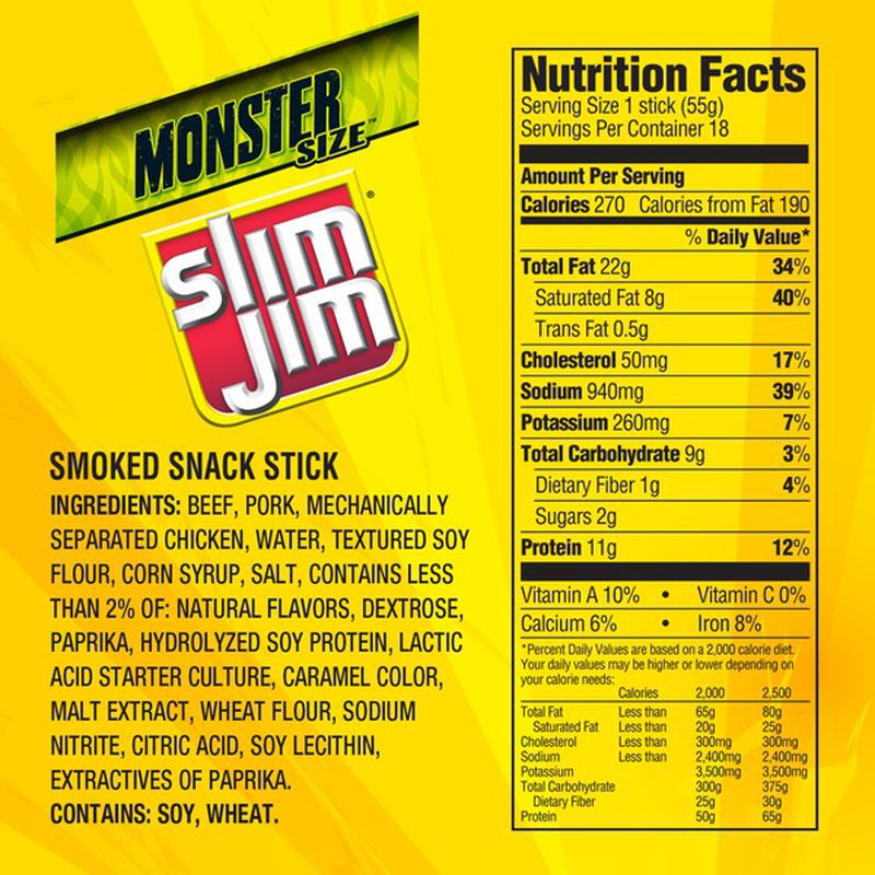 Slim Jim® Original Monster 1.97oz